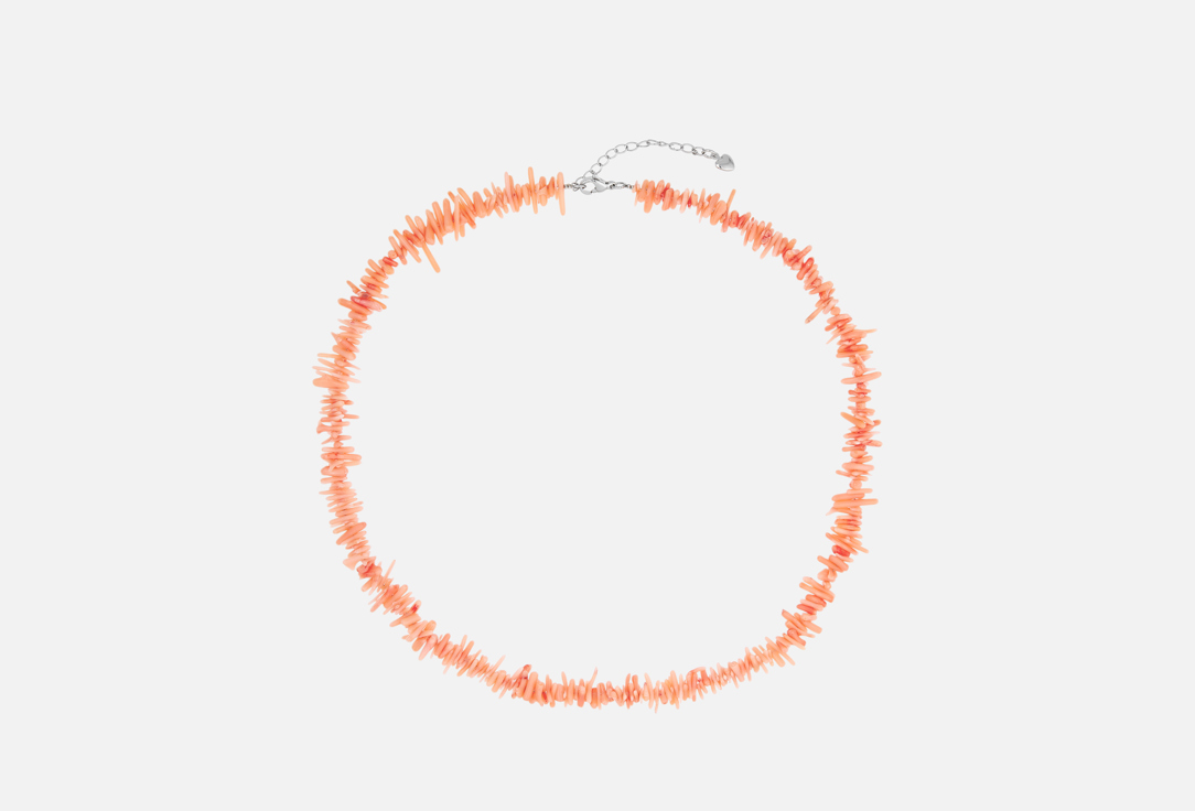 Изображение товара Стильный чокер Jewel4u из розового коралла длиной 36 см с цепочкой