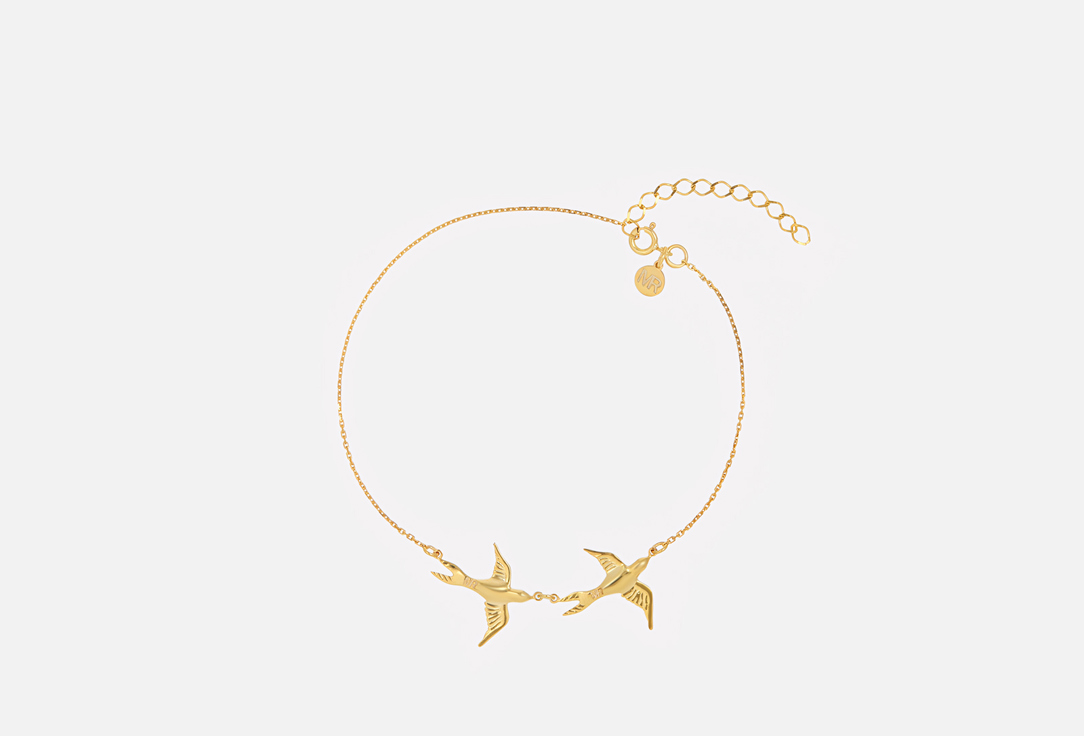 

Браслет серебряный LOVEMIRRO, Soul twin golden 1 шт