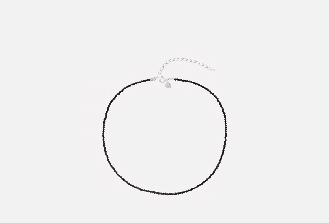 Изображение товара Колье серебряное LOVEMIRRO Black spinel