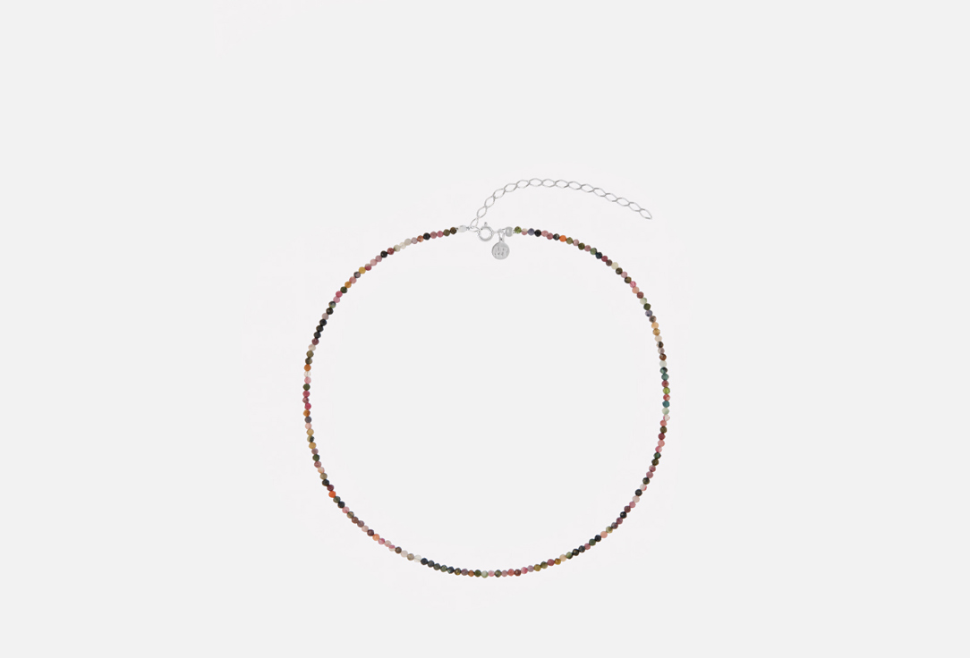 Колье серебряное LOVEMIRRO Confetti tourmaline 1 шт