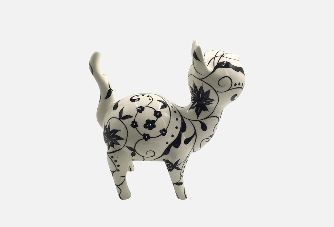 Изображение товара Фигура кошки Мия XL из керамики Pomme Pidou 26.2x13x28,5 см эффектный декор