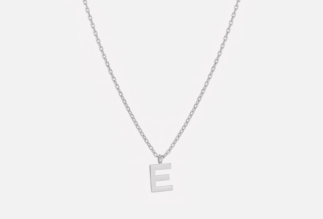 Изображение товара Колье серебряное the Si letter E