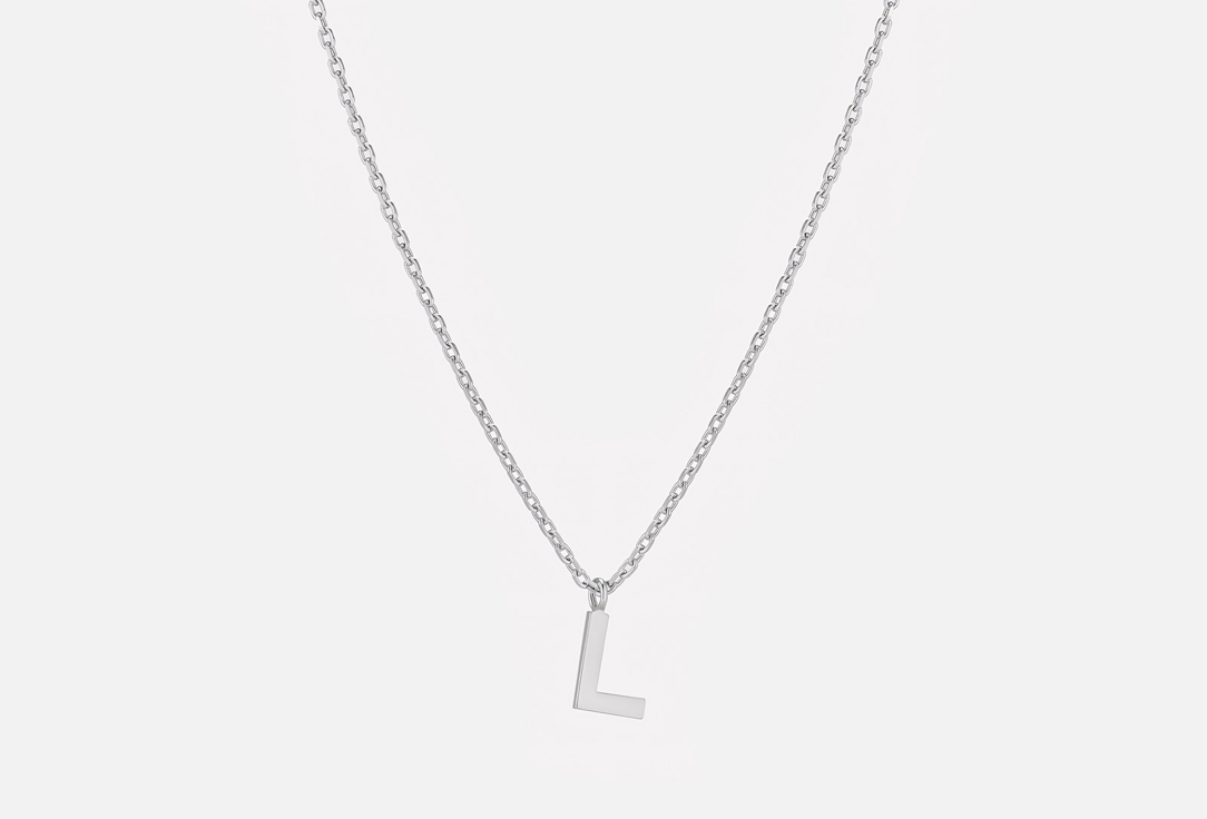 Изображение товара Колье серебряное the Si letter L