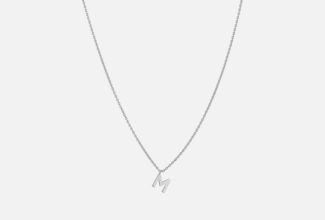 Изображение товара Колье серебряное the Si letter M