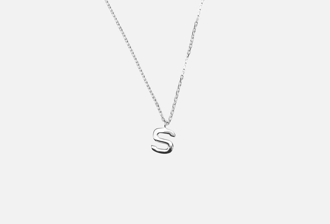 Изображение товара Колье серебряное the Si letter S