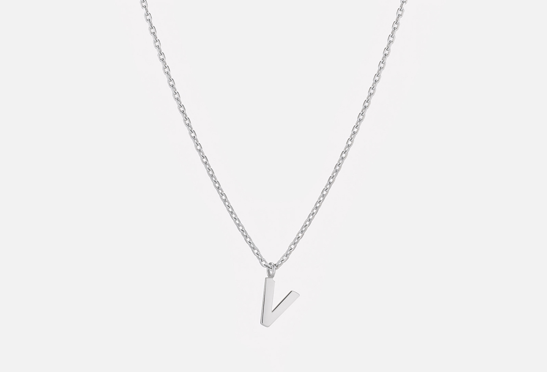 Изображение товара Колье серебряное the Si letter V