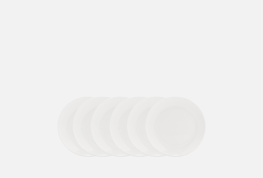 

Набор тарелок десертных WILMAX, Белый, OLIVIA PRO, 20 см 20 см