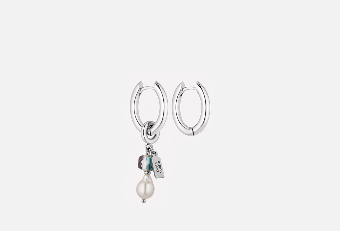 Серьги KOTLO STUDIO Shining Drop Silver 2 шт