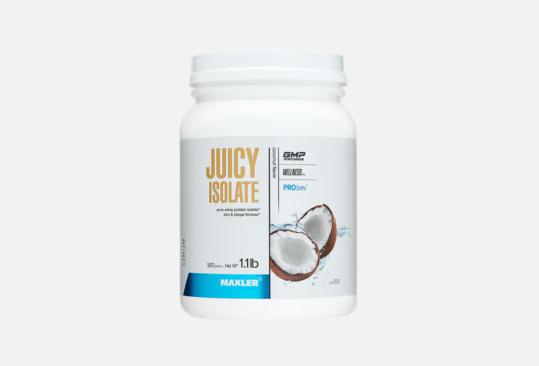 

изолят MAXLER, Juicy кокос 500 г