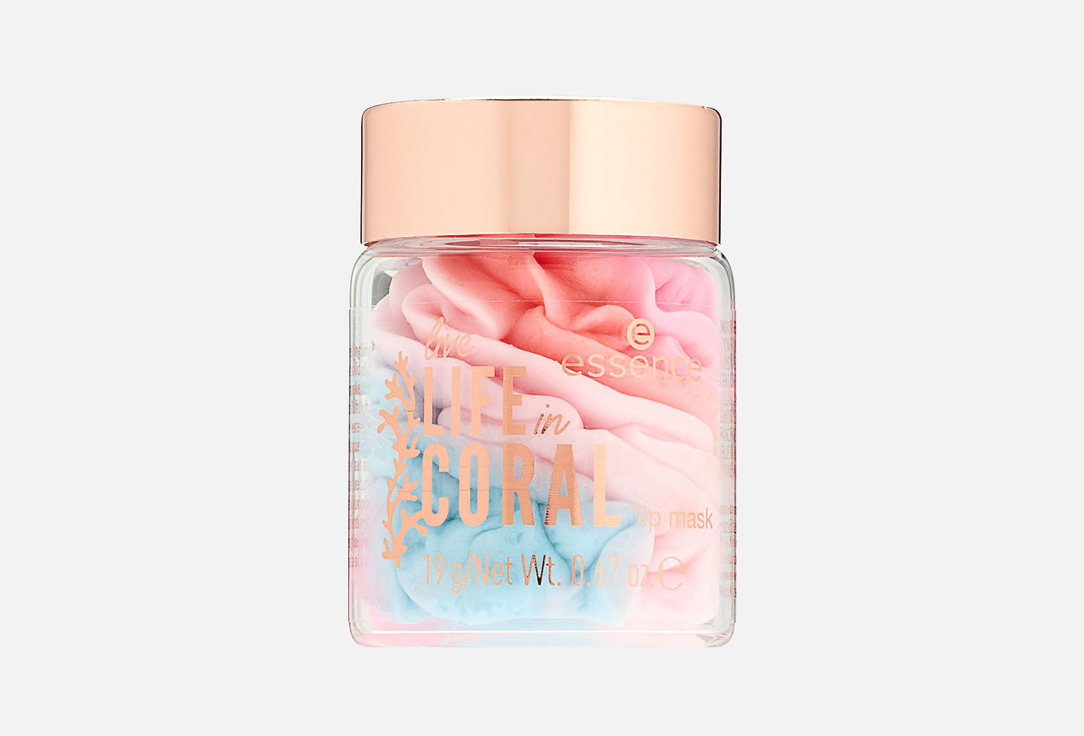 Essence Маска д/губ LIFE in CORAL 01 19мл