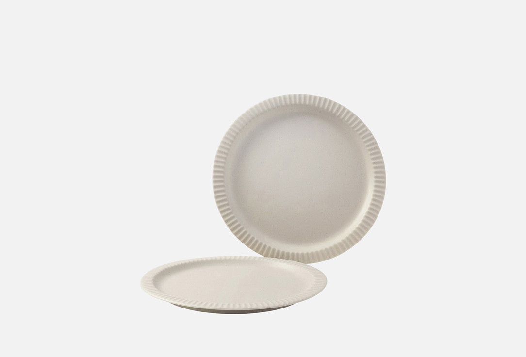 Изображение товара Набор тарелок Magistro Jarwah "Lausanne" 25 см, серый