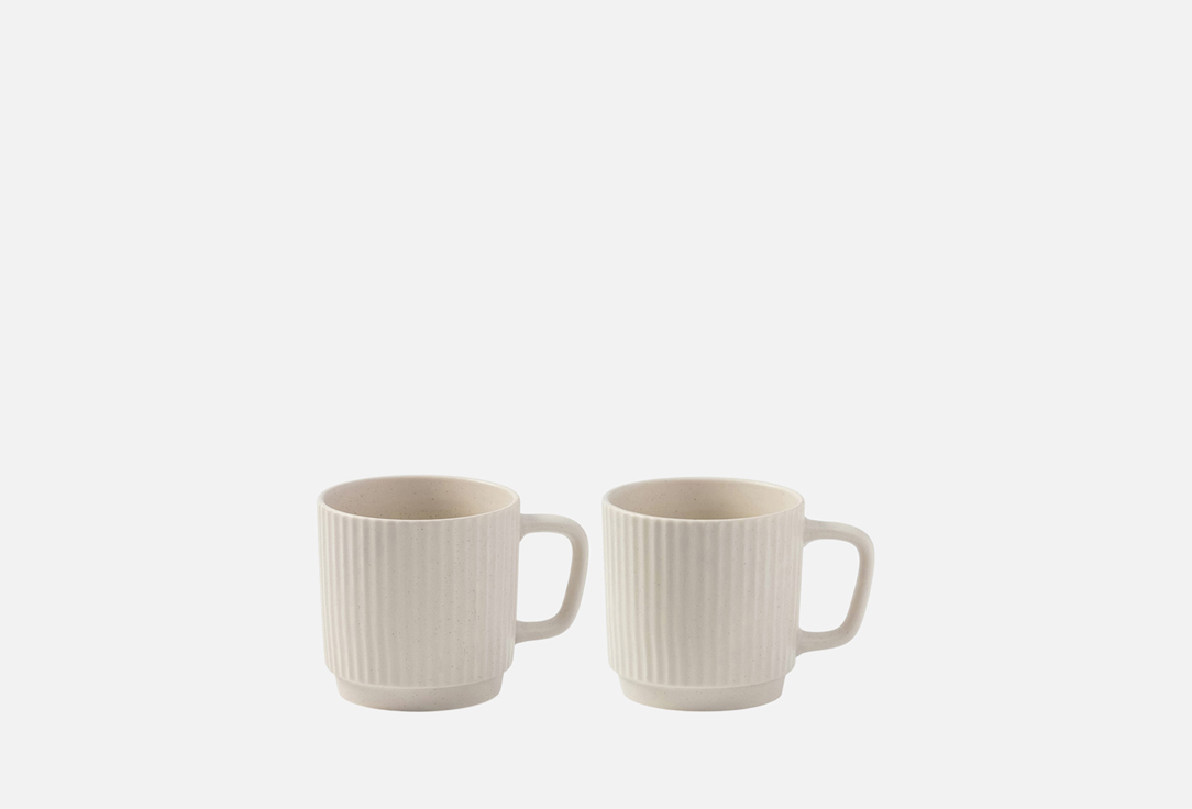 

Набор кружек MAGISTRO, Jarwah "Lausanne", 7,8х8 см, серый 2 шт