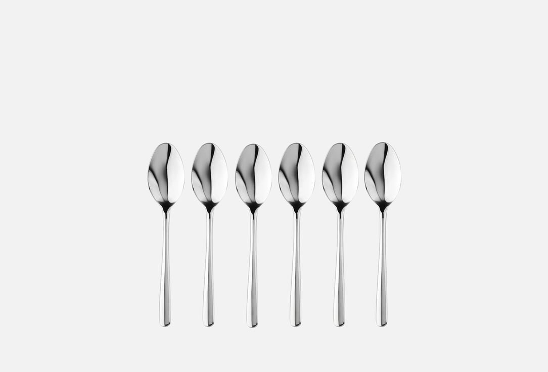 Изображение товара Набор ложек чайных Magistro 16 см, Джентри, серебро