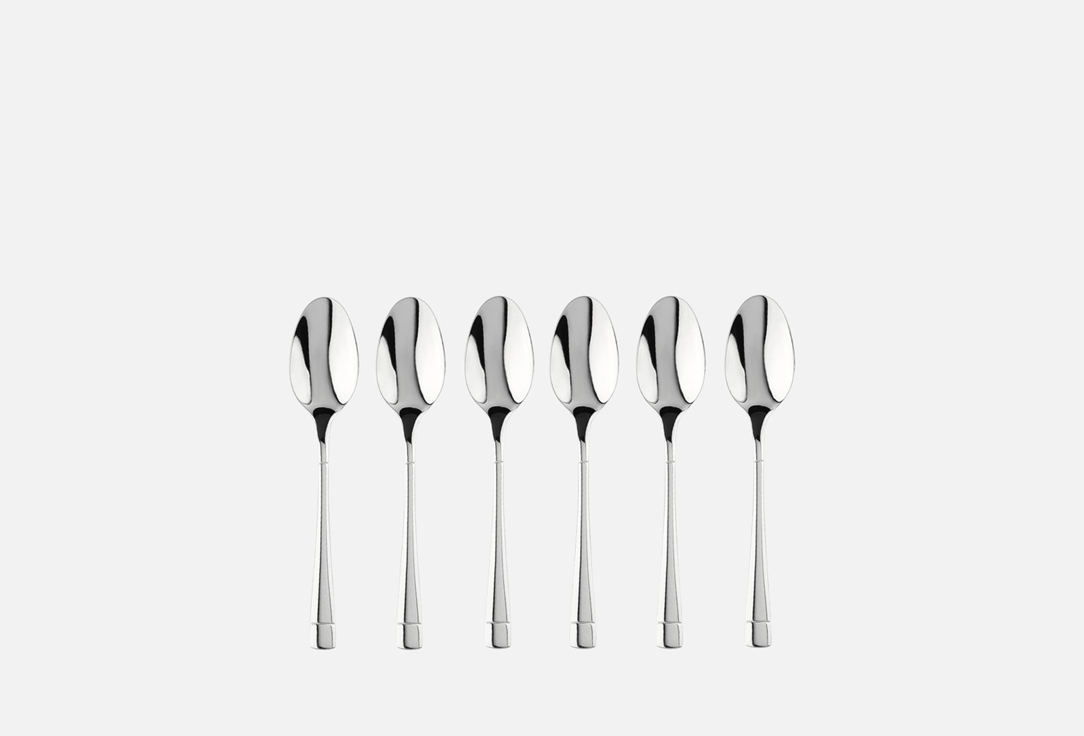 

Набор ложек чайных MAGISTRO, 17 см, Виконт, серебро 6 шт