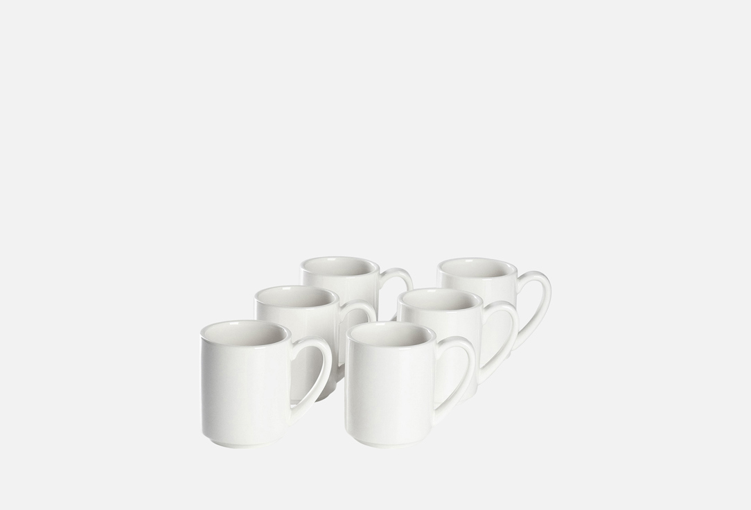 Изображение товара Набор кружек Magistro Mien из фарфора 6 шт объем 270 мл