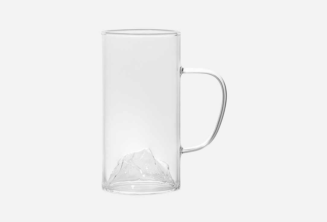 Изображение товара Кружка Magistro Горы стеклянная 330 мл стильный дизайн