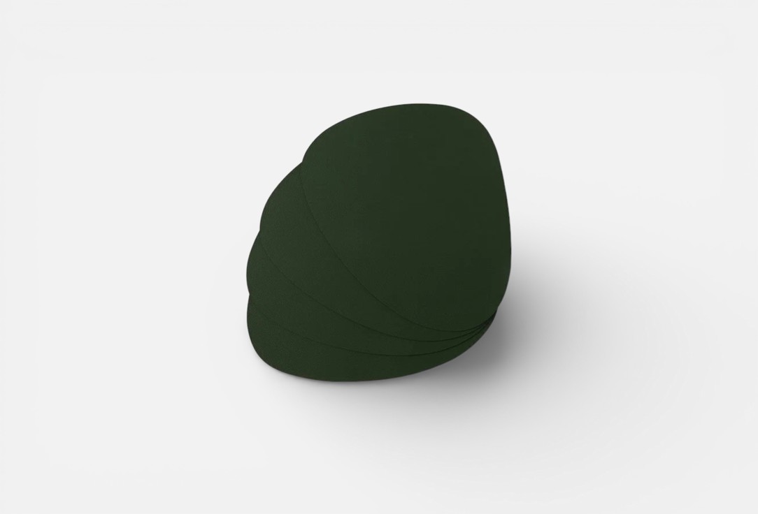 Изображение товара Набор салфеток сервировочных 44x35 см из кожзама Магистро Тэм, 4 шт, зелёные