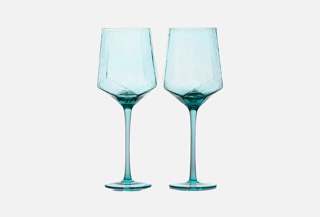 

Набор бокалов для вина MAGISTRO, Дарио, 10х25 см, изумруд 2 шт