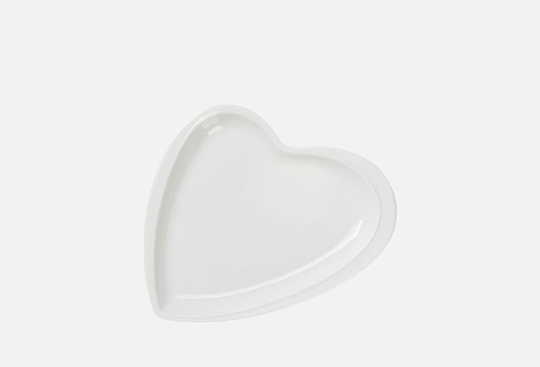 

Блюдо MAGISTRO, Сердце Бланш, 24x27x3 см, белый 1 шт