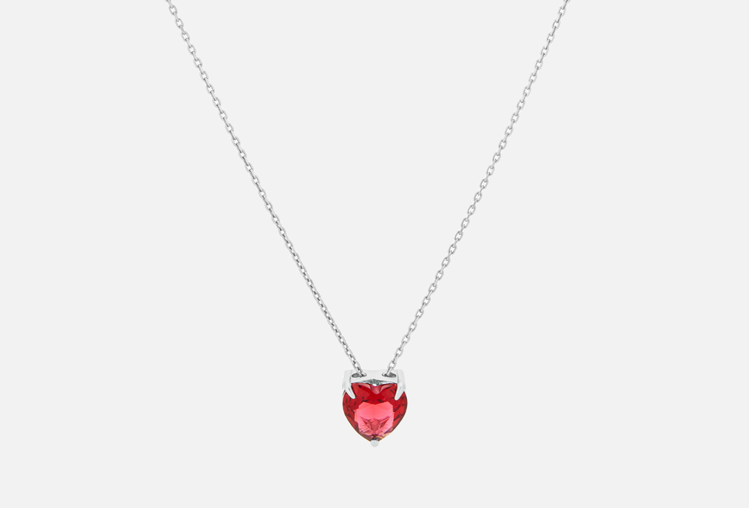 Изображение товара Колье серебряное Tosya с рубиновым кварцем, украшение для женщин