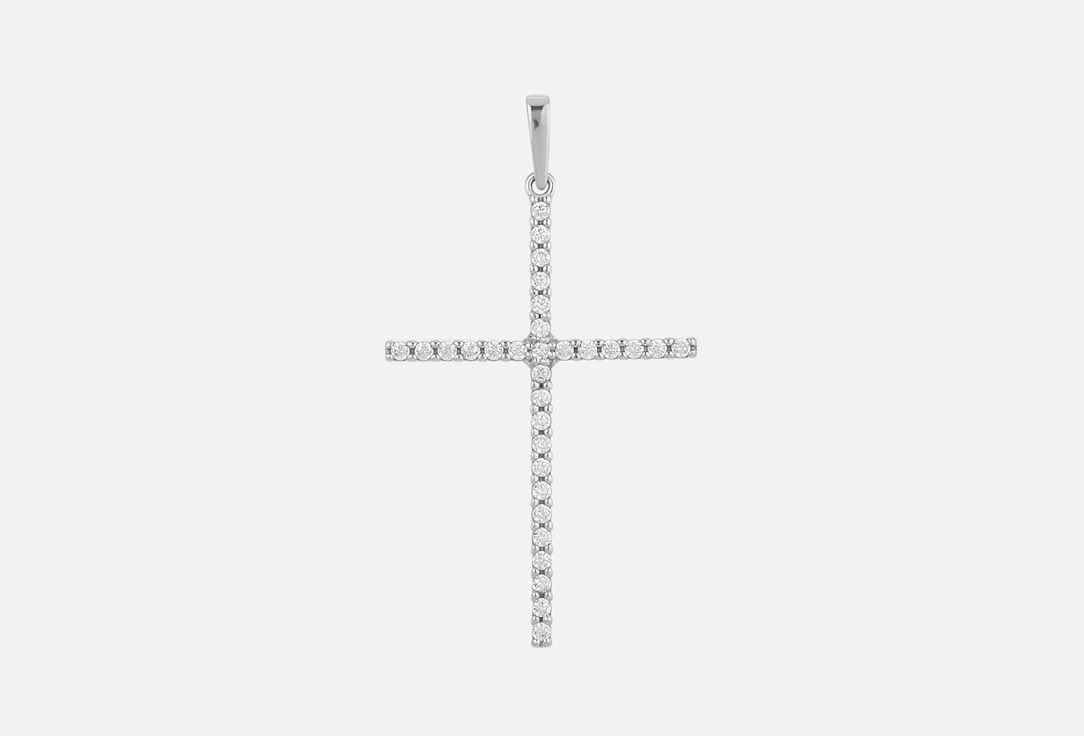 Изображение товара Подвеска серебряная Tosya Крестик с фианитами