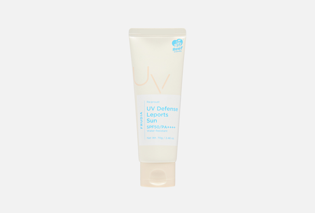 

Солнцезащитный крем для лица Spf 50+ FRUDIA, UV Defense Leports 70 г