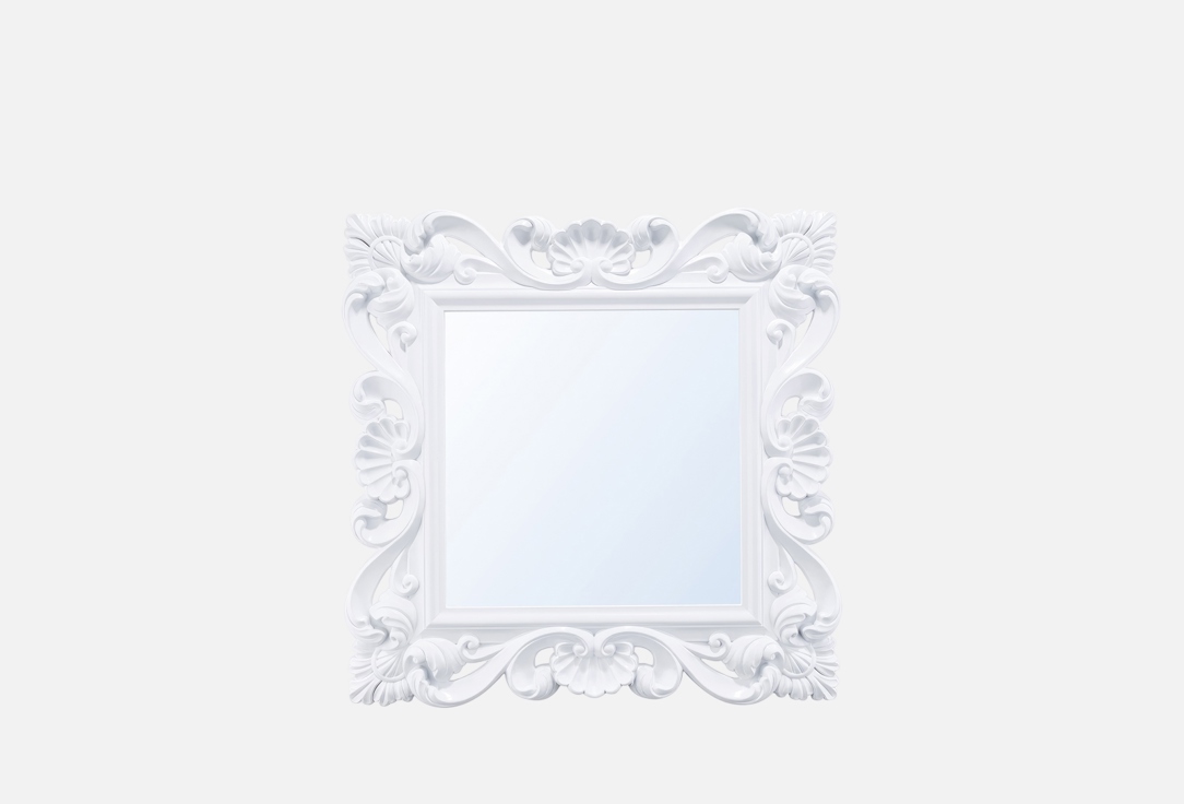 

Зеркало MOROSHKA, Iris, белый, 60x60x2см 1 шт