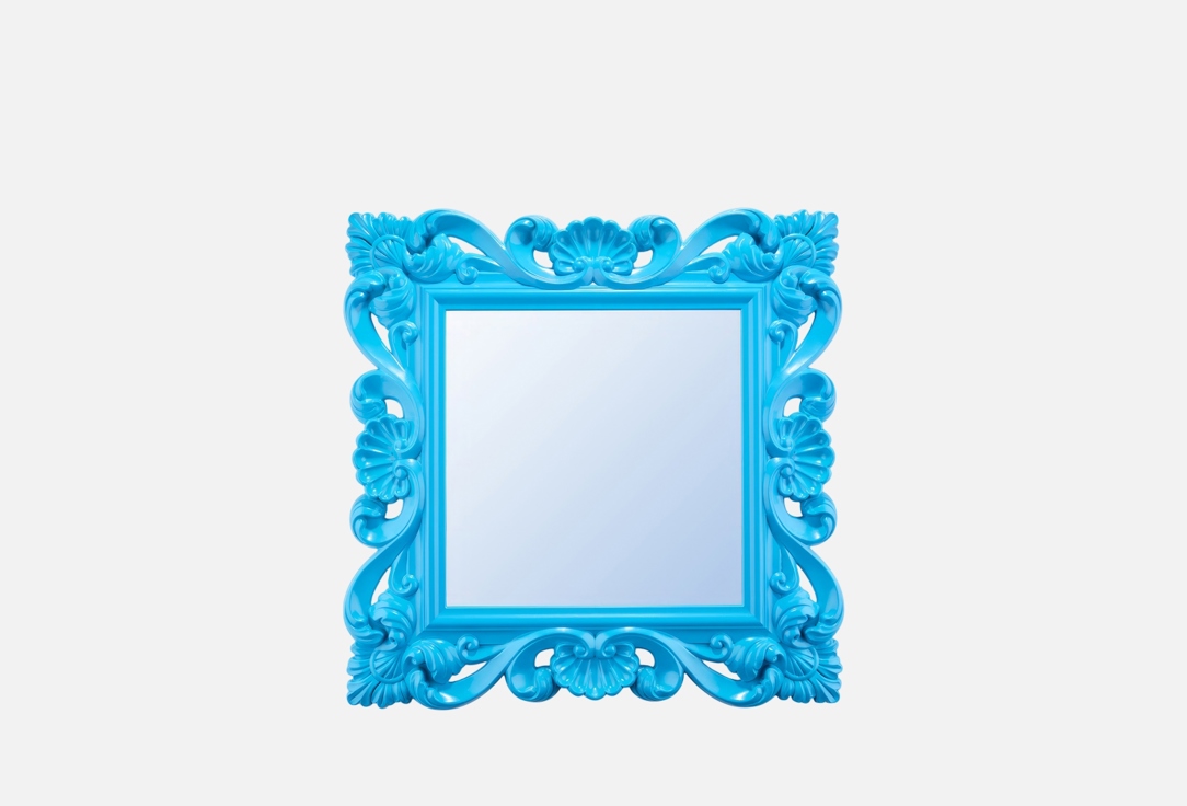 

Зеркало MOROSHKA, Iris, голубой, 60x60x2см 1 шт