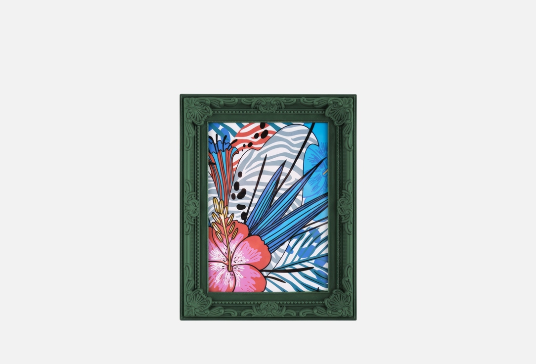 Изображение товара Фоторамка Moroshka Iris, зеленый, 18x23х2см