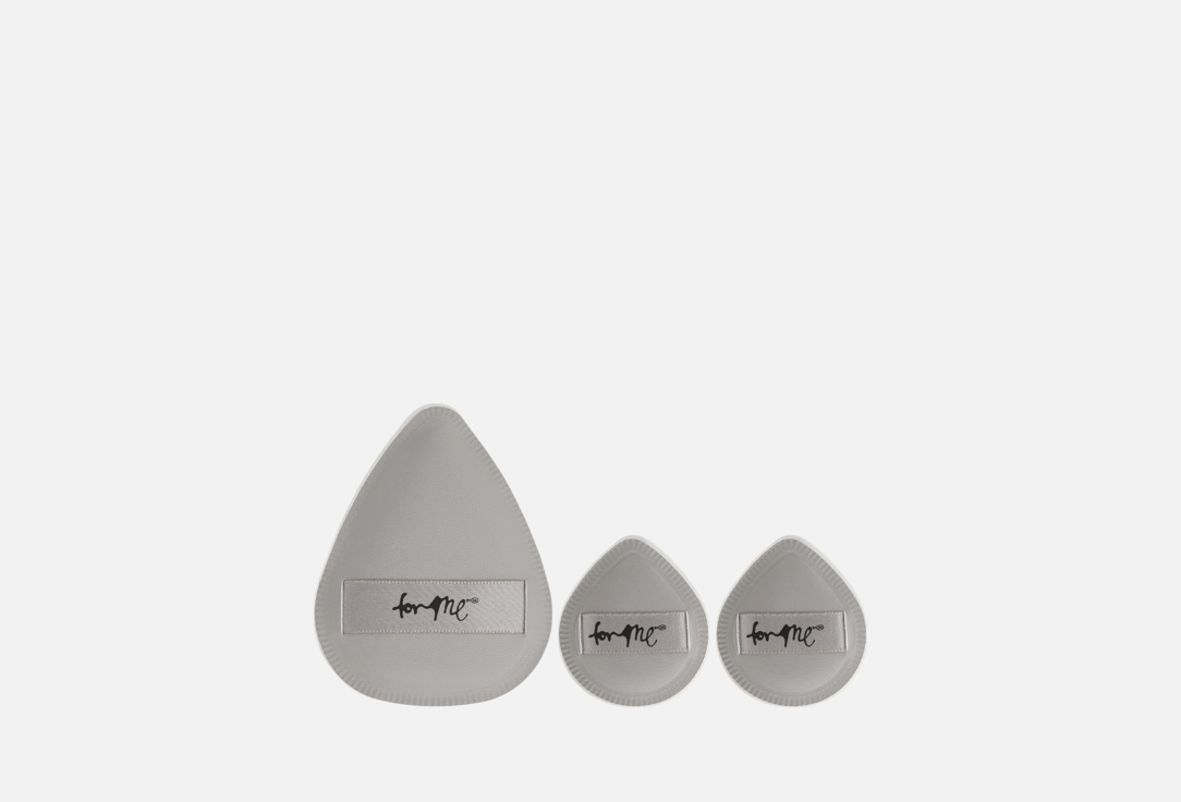 

Набор спонжей для макияжа FOR ME BY GOLD APPLE, Set of makeup sponges 3 шт