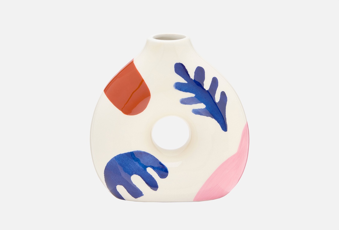 

Ваза QUE RICO, Люсия, Живопись безумия, 14x5x14 см 1 шт