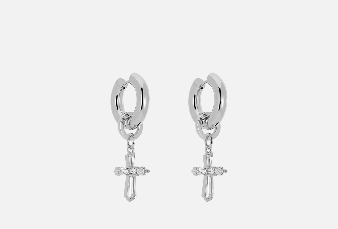 Серьги DETALI NA SHEYU Saint silver 2 шт