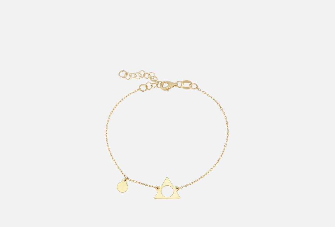 Изображение товара Браслет серебряный Matryoshka Geometry tr с позолотой для женщин