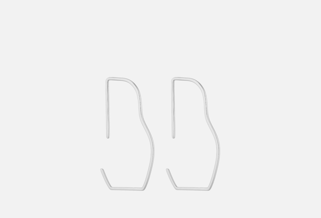 Изображение товара Серьги серебряные Matryoshka Geometry eg