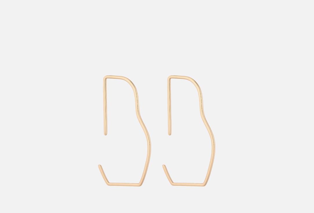 Изображение товара Серебряные серьги Matryoshka Geometry eg с позолотой 925 пробы для женщин