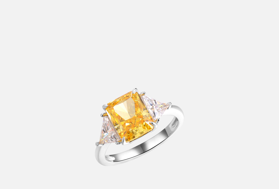 Изображение товара Кольцо серебряное Fresh Asher Желтый радиант