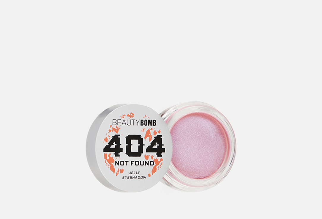 Изображение товара Яркие гелевые тени для век Beauty Bomb 404 NOT FOUND в 3 оттенках металлический эффект