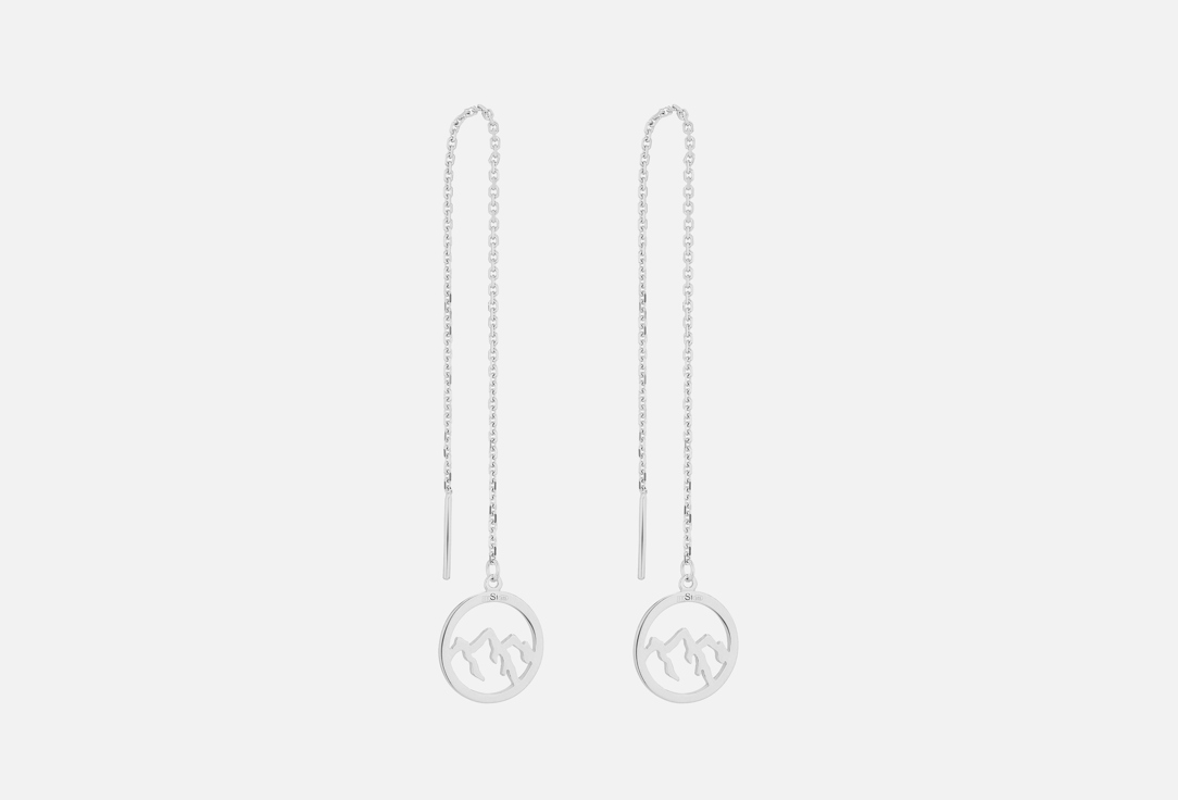 Изображение товара Серьги-протяжки серебряные the Si Mountains