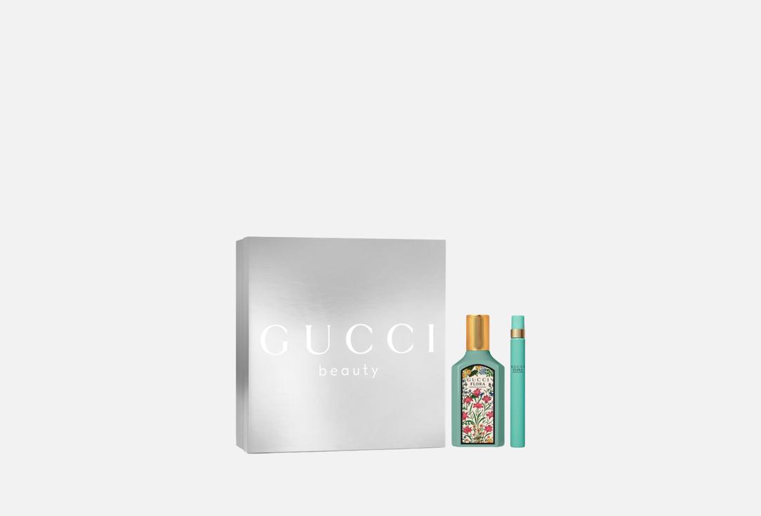 Изображение товара Набор парфюмерной воды Gucci Flora Gorgeous Jasmine 50 мл + миниатюра 10 мл