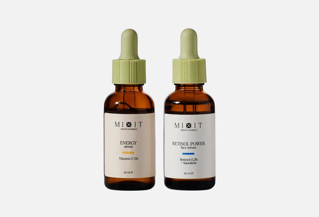 Изображение товара Набор сывороток MIXIT SKIN CHEMISTRY Retinol Power и Витамин C для ухода за лицом
