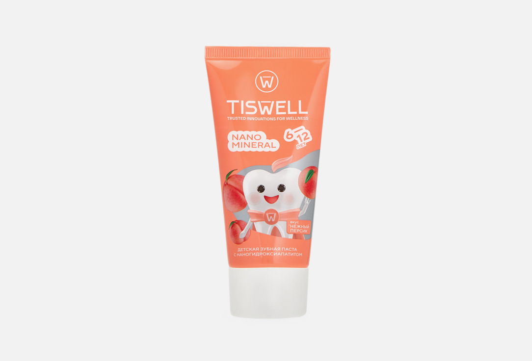 Изображение товара Детская зубная паста 6–12 лет TISWELL Персик