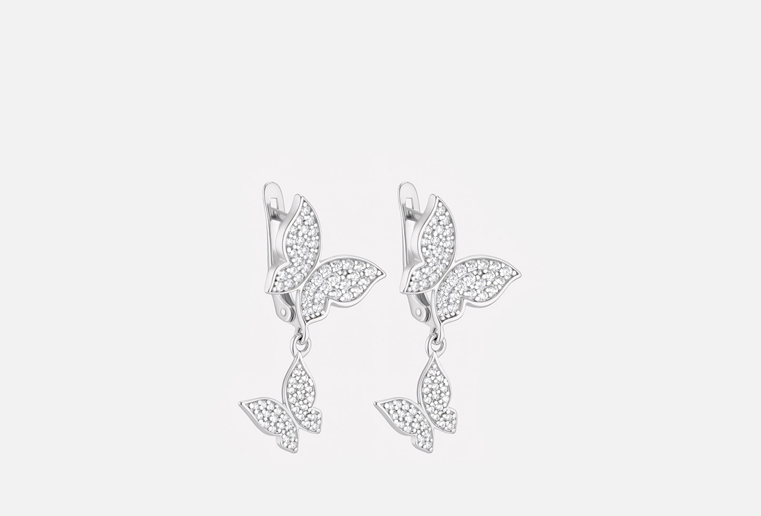 Изображение товара Серьги серебряные Cheeky Me Shimmering butterflies