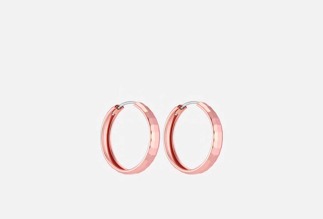Изображение товара Серьги серебряные Cheeky Me hoop earrings 23 mm soft rose