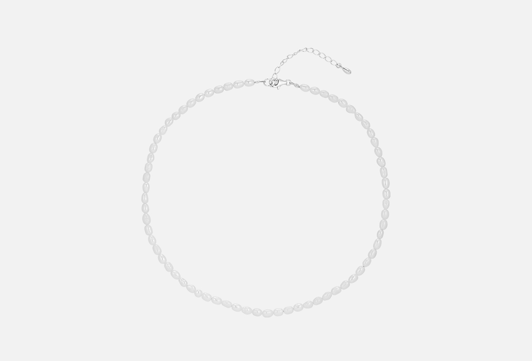 Чокер серебряный CHEEKY ME Jewerly pearl necklace 1 шт