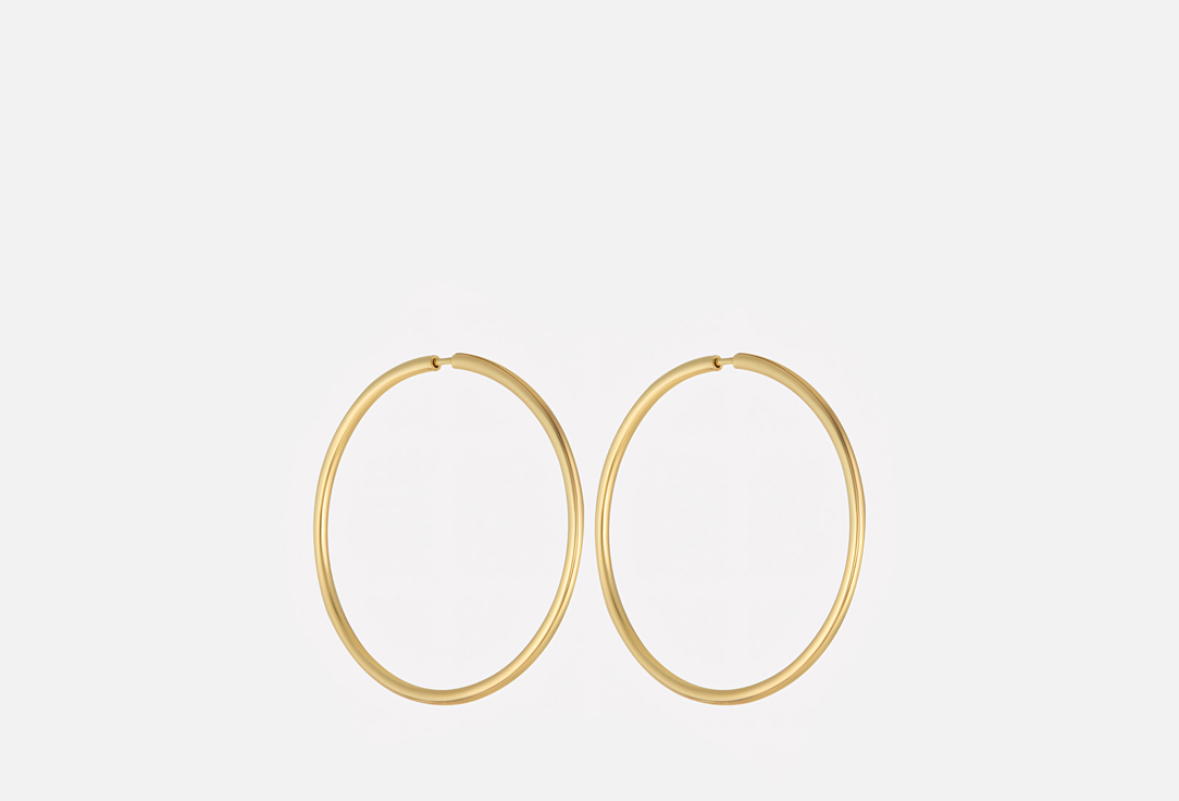 

Серьги-конго серебряные DAFNA, Plated 25 мм 2 шт