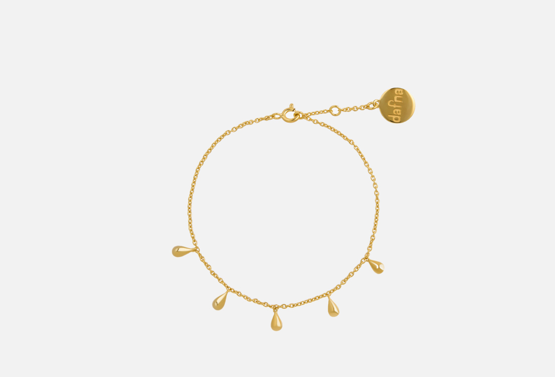 

Браслет серебряный DAFNA, Gold 5 drops 1 шт