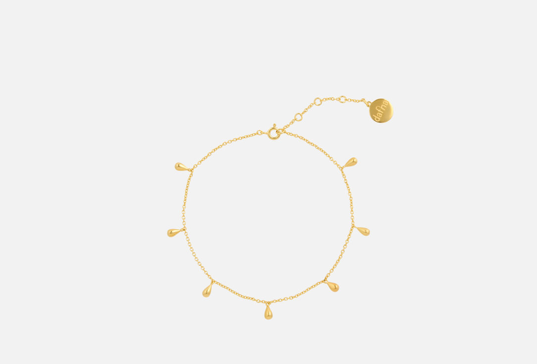 Изображение товара Анклет серебряный Dafna Gold 7 drops