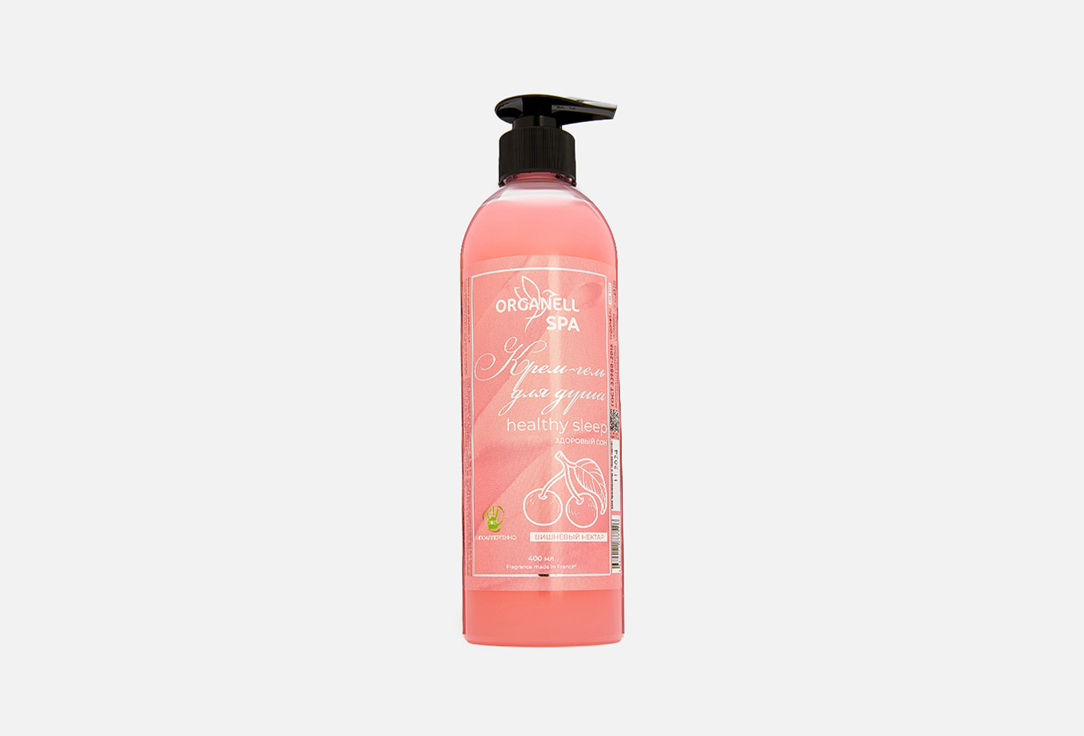 Изображение товара Крем-гель для душа Organell Вишневый нектар 400 мл, уход и очищение, Для женщин