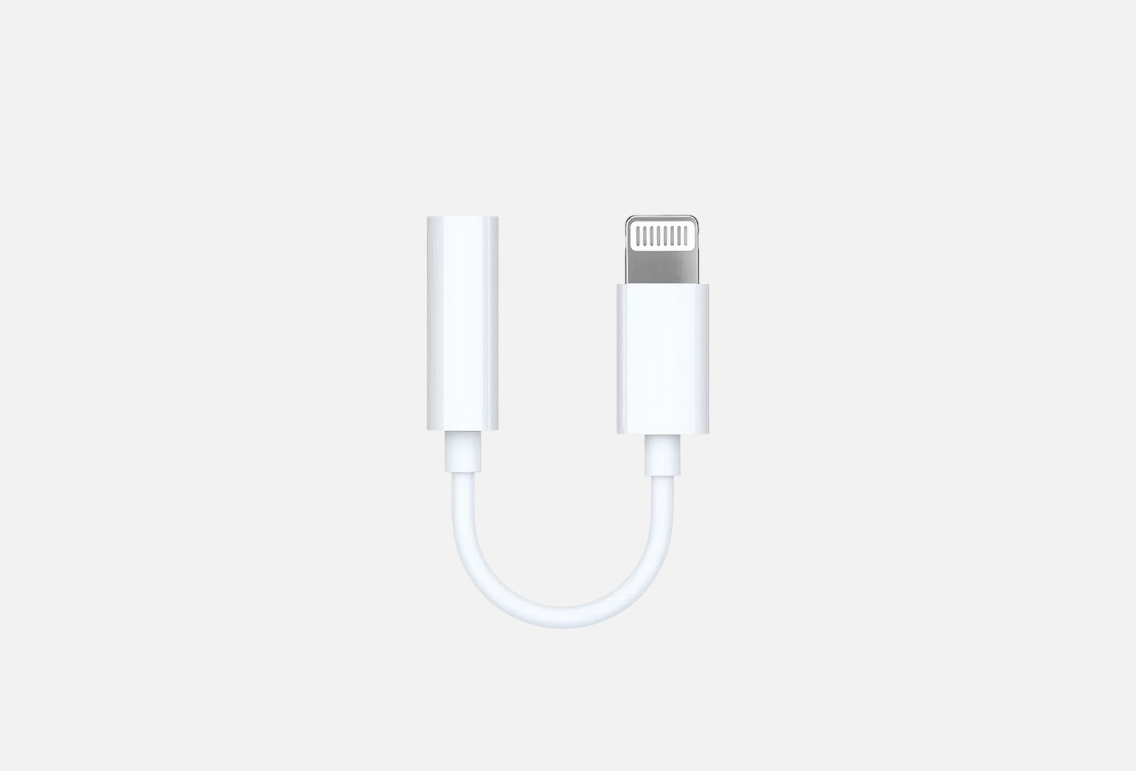 Apple Переходник lightning to 3.5 mm Headphone Jack 1 шт — купить в Москве