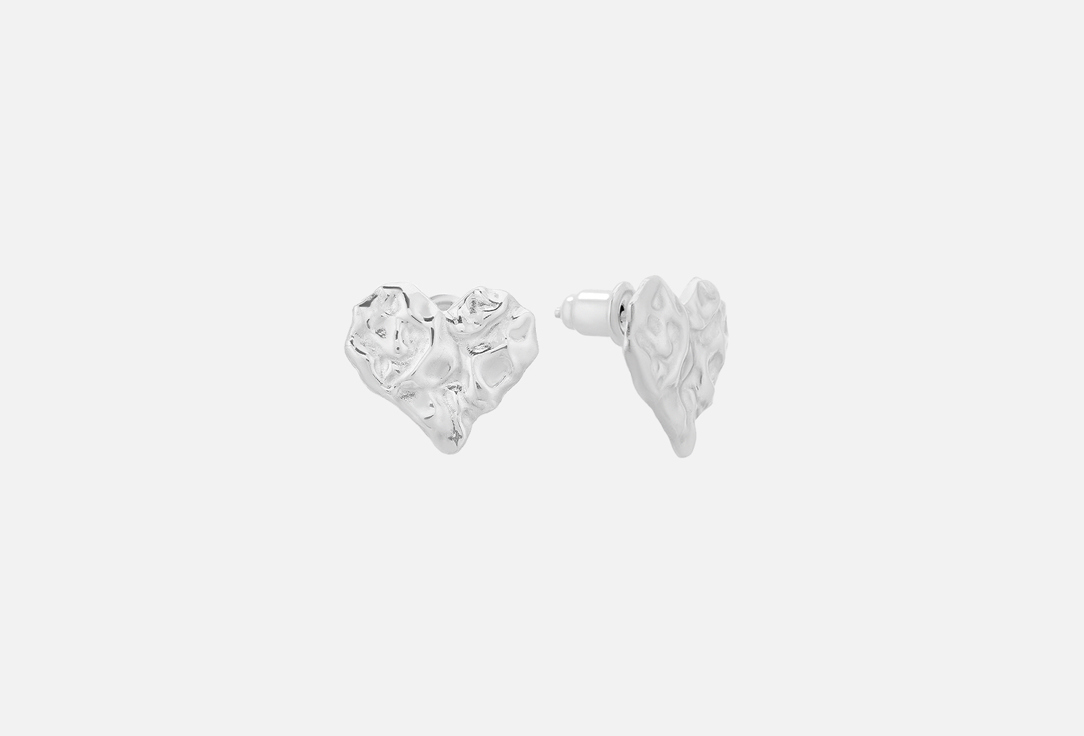 

Серьги серебряные MAD JEWELRY, Hearts 2 шт